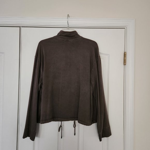 Nolan Miller NY Women’s Zip Front Stand Collar Front Pockets Jacket Olive Grn XL - Picture 13 of 14